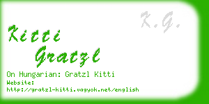 kitti gratzl business card